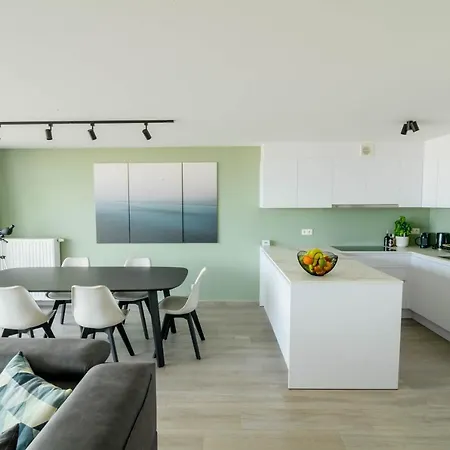 Premium Holidays - New Modern Apartment Oostkant With Seaview At Westende Middelkerke Exterior photo